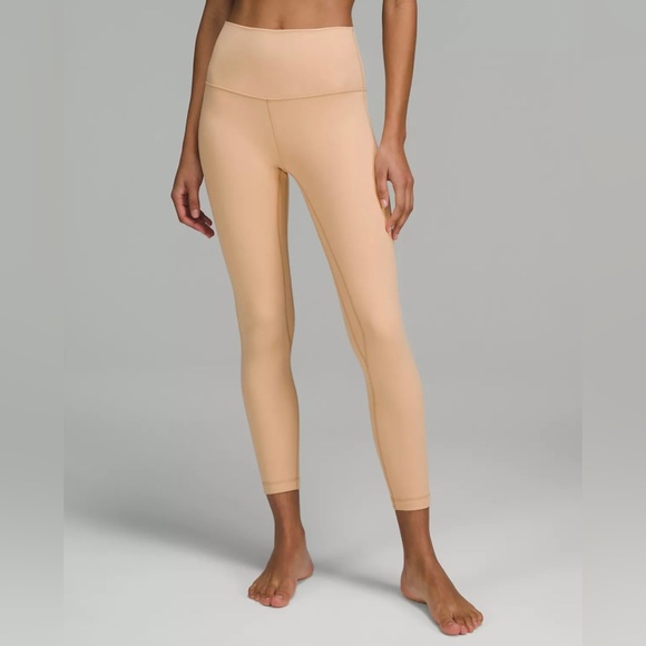 - lululemon Align™ High-Rise Pant 25" w/ Pockets in Butter Yellow sz 4 - Picture 2 of 12